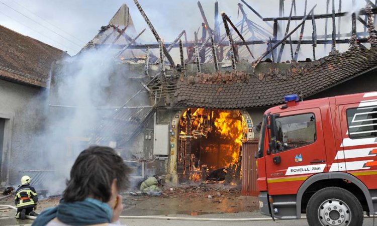 Expertise sur les dégâts suite à un incendie à Poligny 